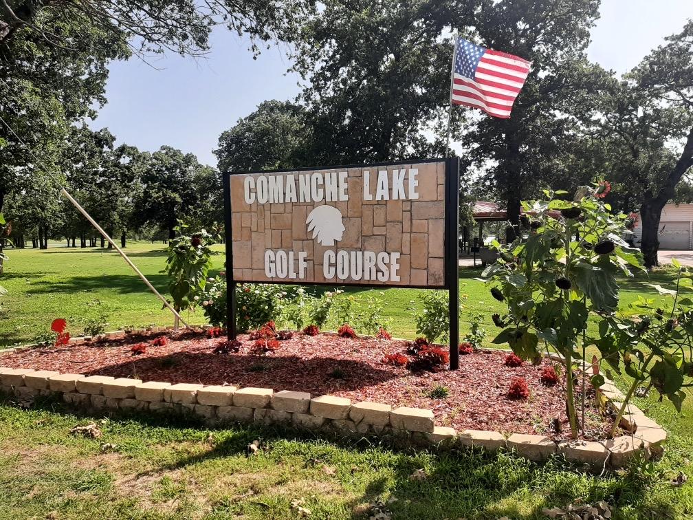 Golf Course Welcome Sign